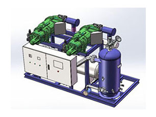 螺桿式單極并聯機組（低溫）