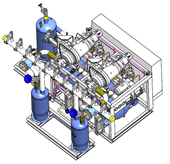螺桿式并聯機組